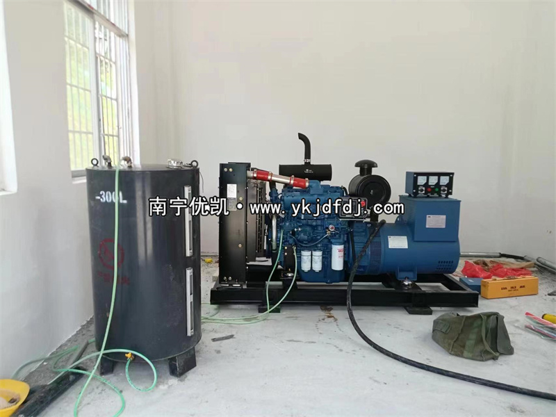 2023年5月22日，100kw玉柴發電機組來賓項目到貨安裝