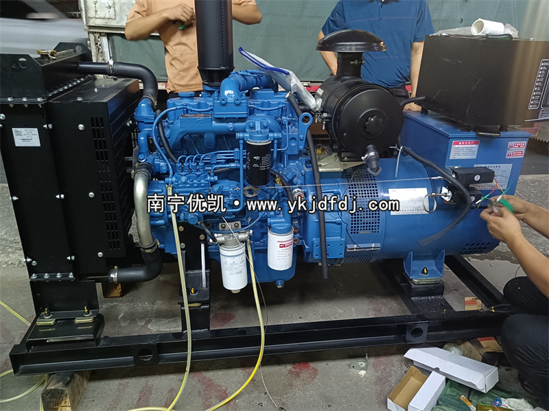 2023年5月23日，客戶到店自提一臺50kw玉柴柴油發電機組