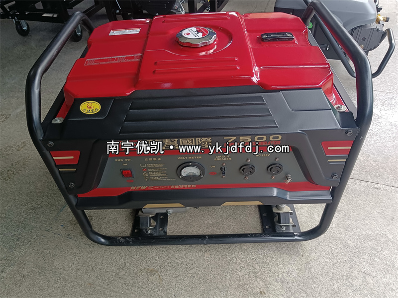 2024年9月12日，客戶到店自提6.5KW汽油發電機組