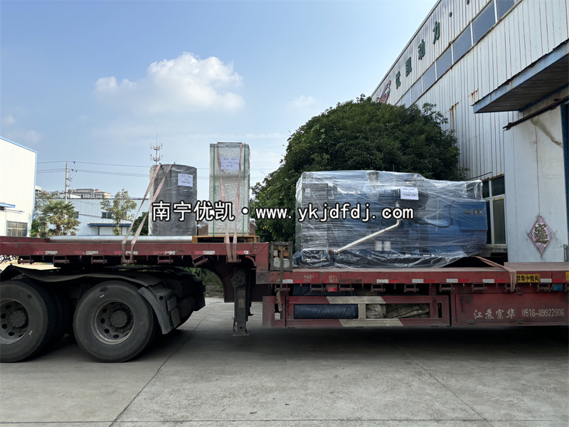 2024年9月18日，梧州藤縣項目315kw玉柴發電機組裝車發貨