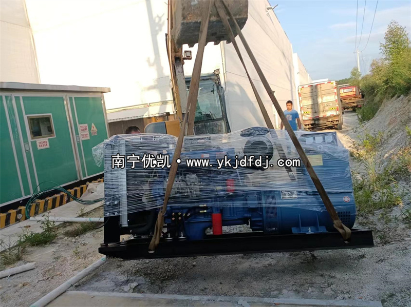 2024年9月24日，上林項目150kw濰坊柴油發電機組到貨安裝調試